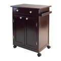 Espresso Kitchen Cart with Storage E427169