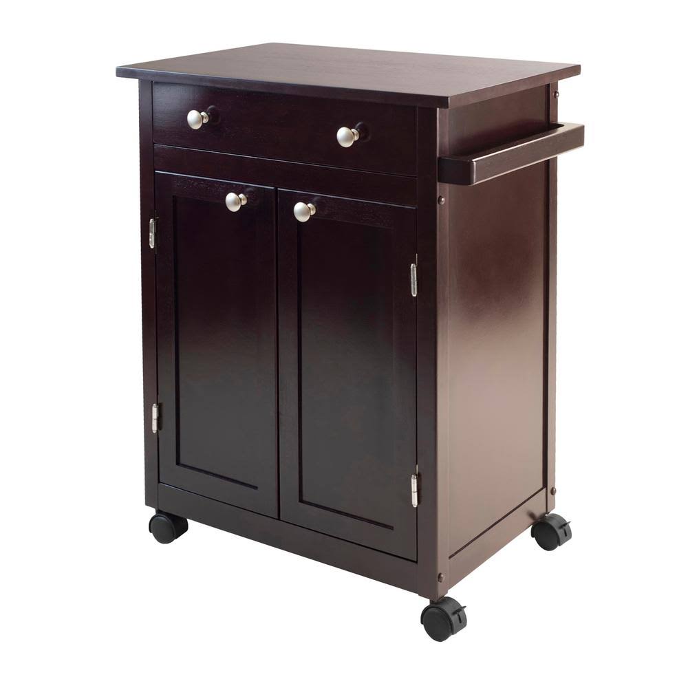 Espresso Kitchen Cart with Storage E427169