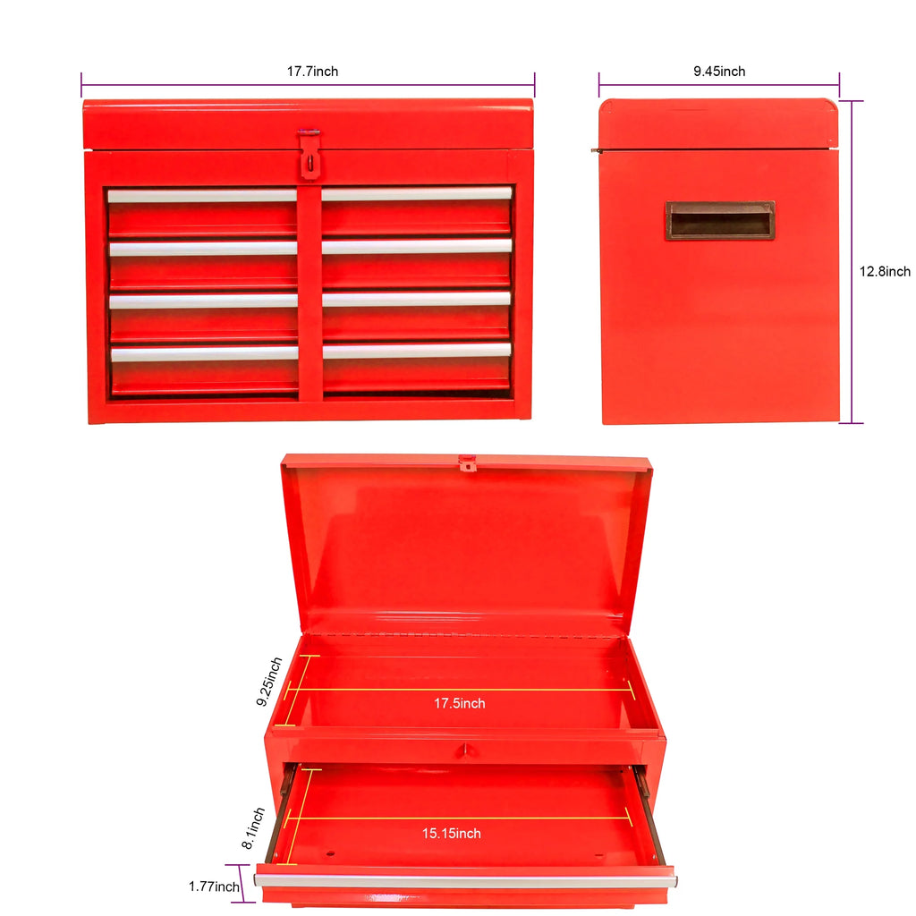 Black 5 Drawer Rolling Tool Chest with Locking System Q1619