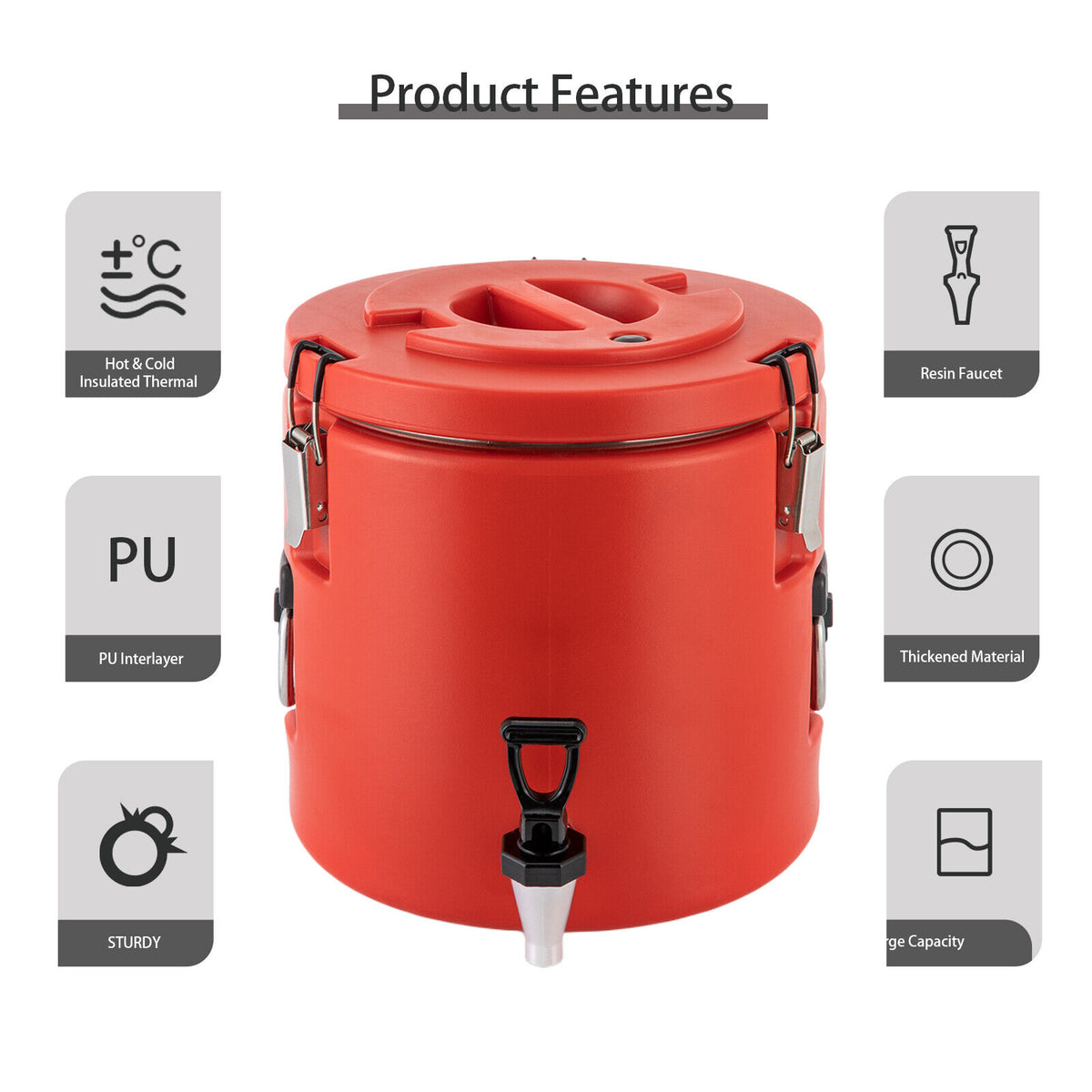 15L Hot & Cold Insulated Water Dispenser D84565