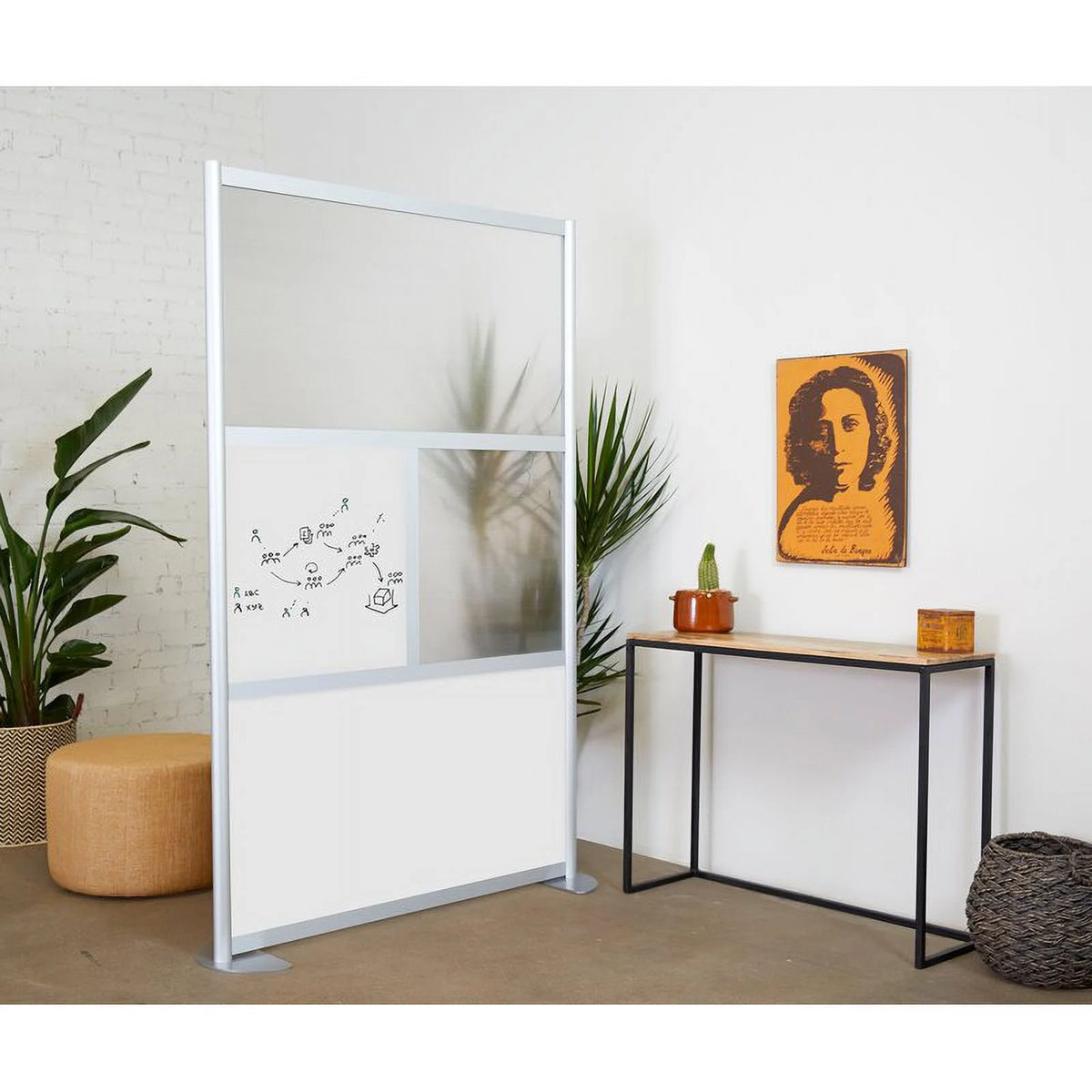 4 Panel Modern Room Divider A8764