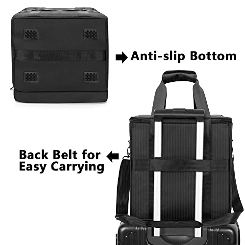Vinyl Record Carrying Bag with Dividers Holds up to 60 LP Records U895