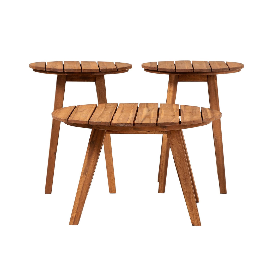 3-Piece Round Patio Table Set I314