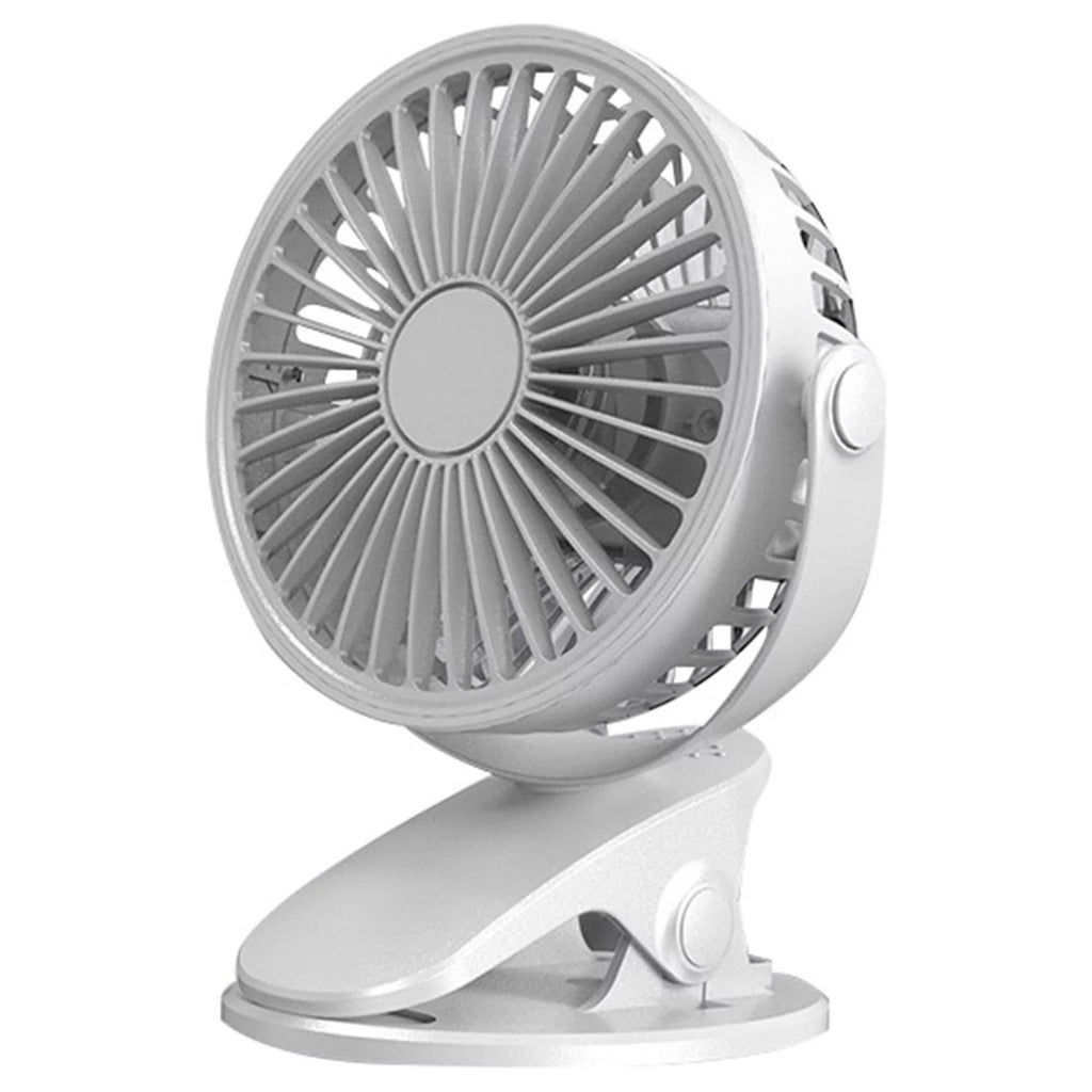 Portable Clip on Fan, 3 Speeds USB Plug in X28784