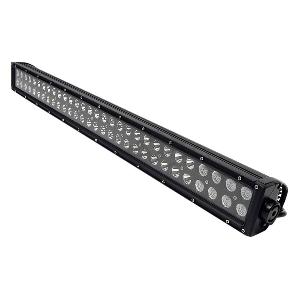 LED Light Bar Black Face Straight Double Row Combo Flood Beam 240W X530566