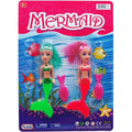 Assorted Color Mermaid Doll Set, 2 Piece S2983