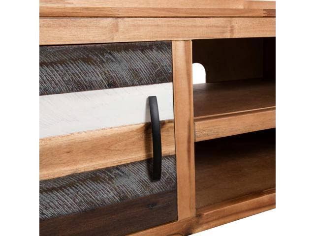 Solid Acacia Wood TV Cabinet S9193