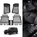 Black TPE Front & Rear Floor Mats B144