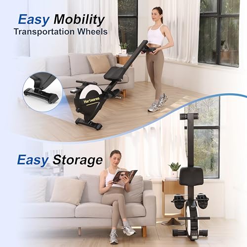 Magnetic Rowing Machine with 16 Levels Quiet Resistance F883