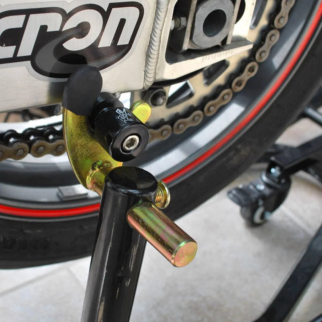 Motorcycle Rear Swingarm Lift Stand with Spools Z359