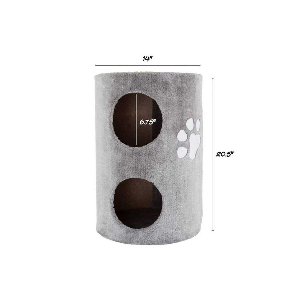 2-Story Cat Condo & Scratching Pad Q23620