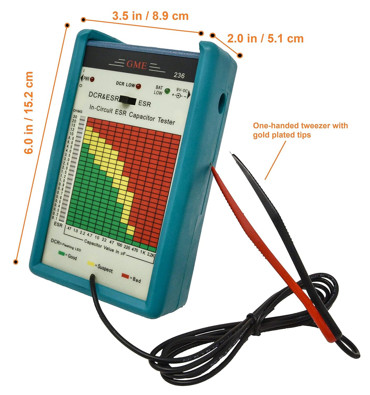 ESR Capacitor Tester Capacitance Meter H82923