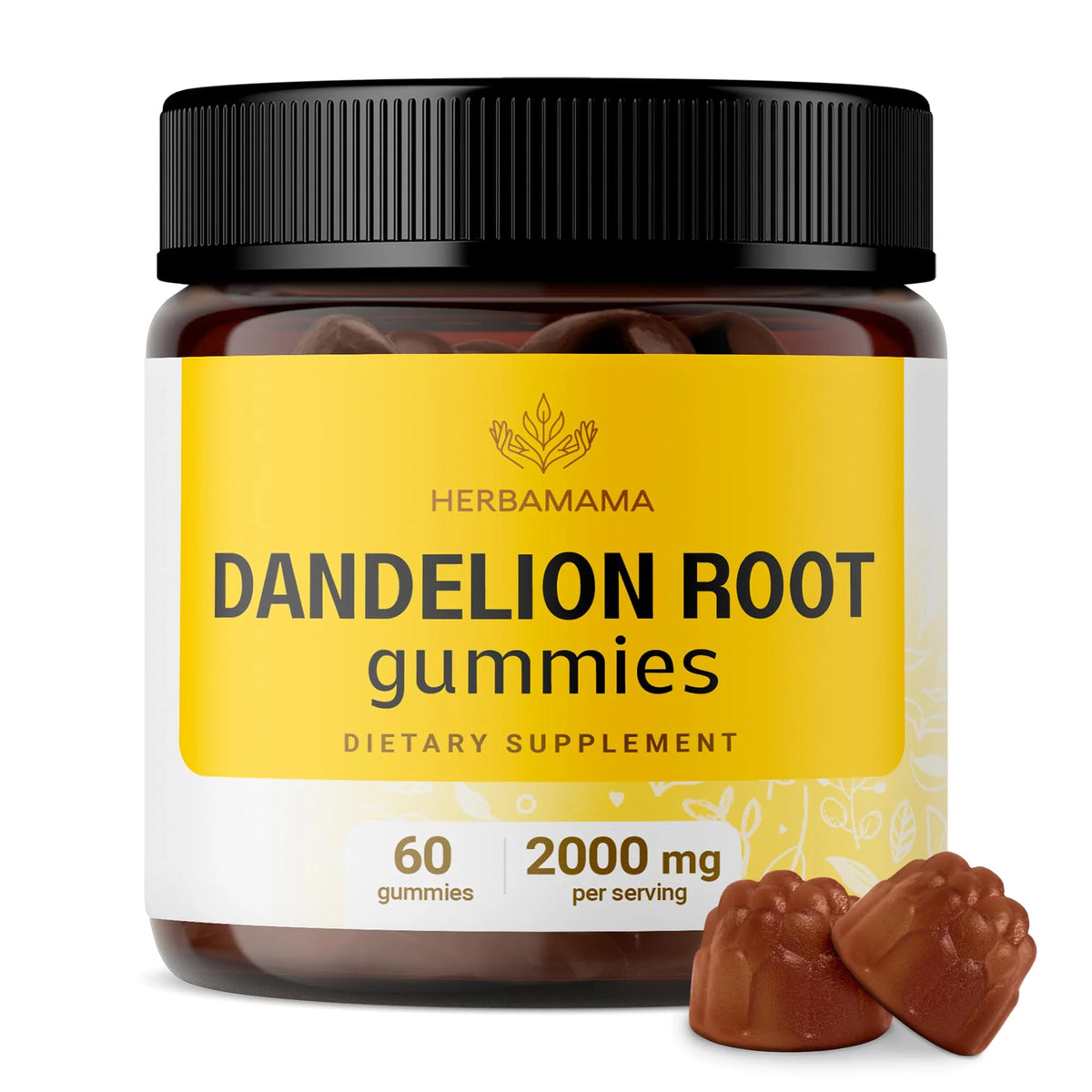 Organic Dandelion Root Extract 2000mg 60 Gummies C277101