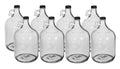 One Gallon Glass Jug with Black Metal Screw Cap (Set of 8) L49426