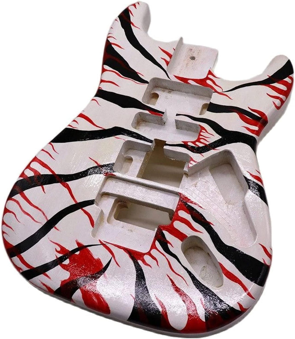 White Poplar Wood Electric Guitar Body Q806
