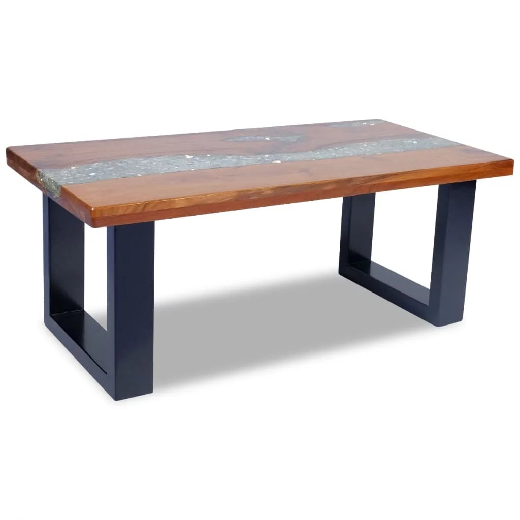 Teak Resin Coffee Table 39.4"x19.7" G316052