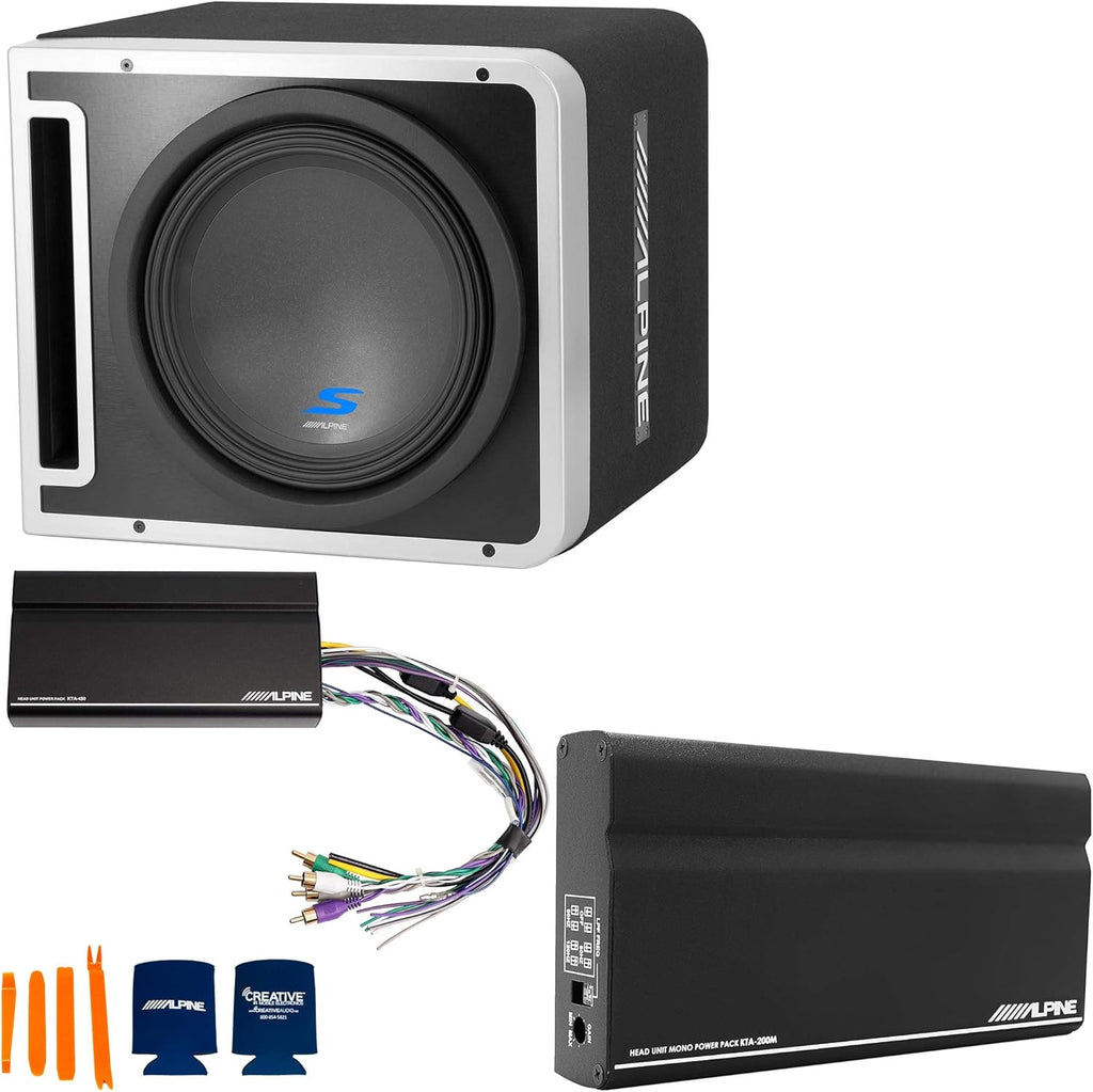 12" Vented Loaded Enclosure with Mono and 4-Channel Amplifiers J157