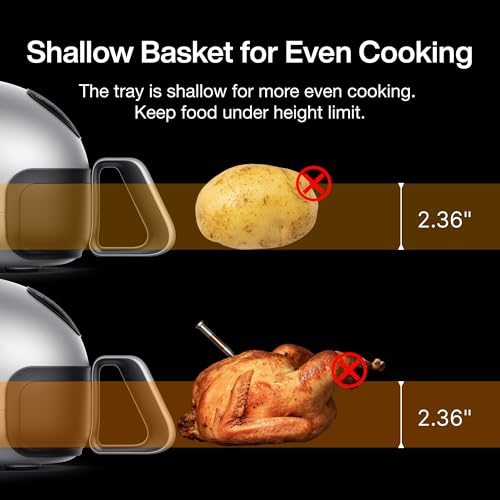 Dome 2 Air Fryer, Extra Large Airfryer with PFAS free Basket N5528