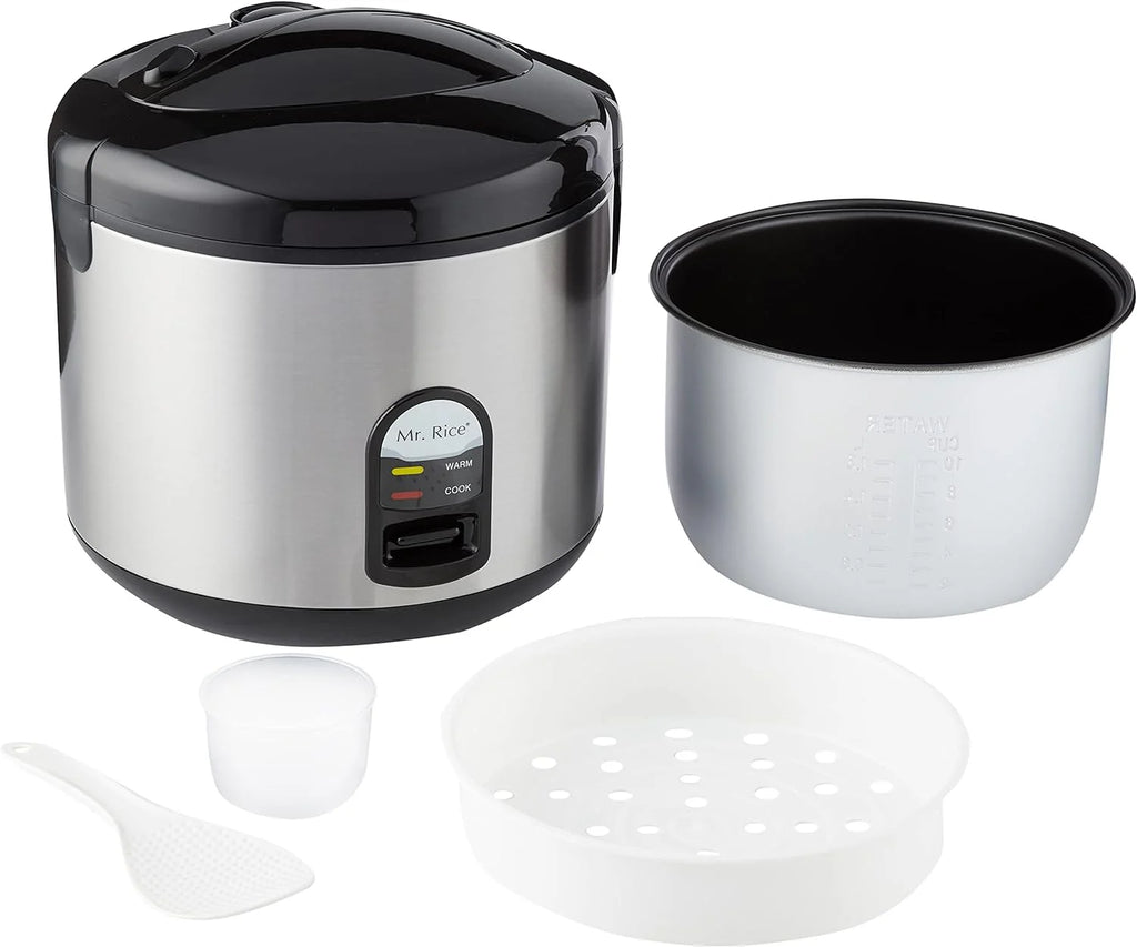 10 Cups Rice Cooker With Stainless Body W617273