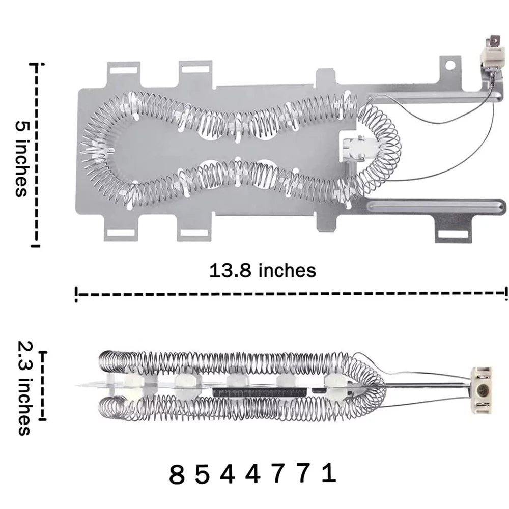 Dryer Heating Element Kit with Thermal Fuse and Thermostat T129430