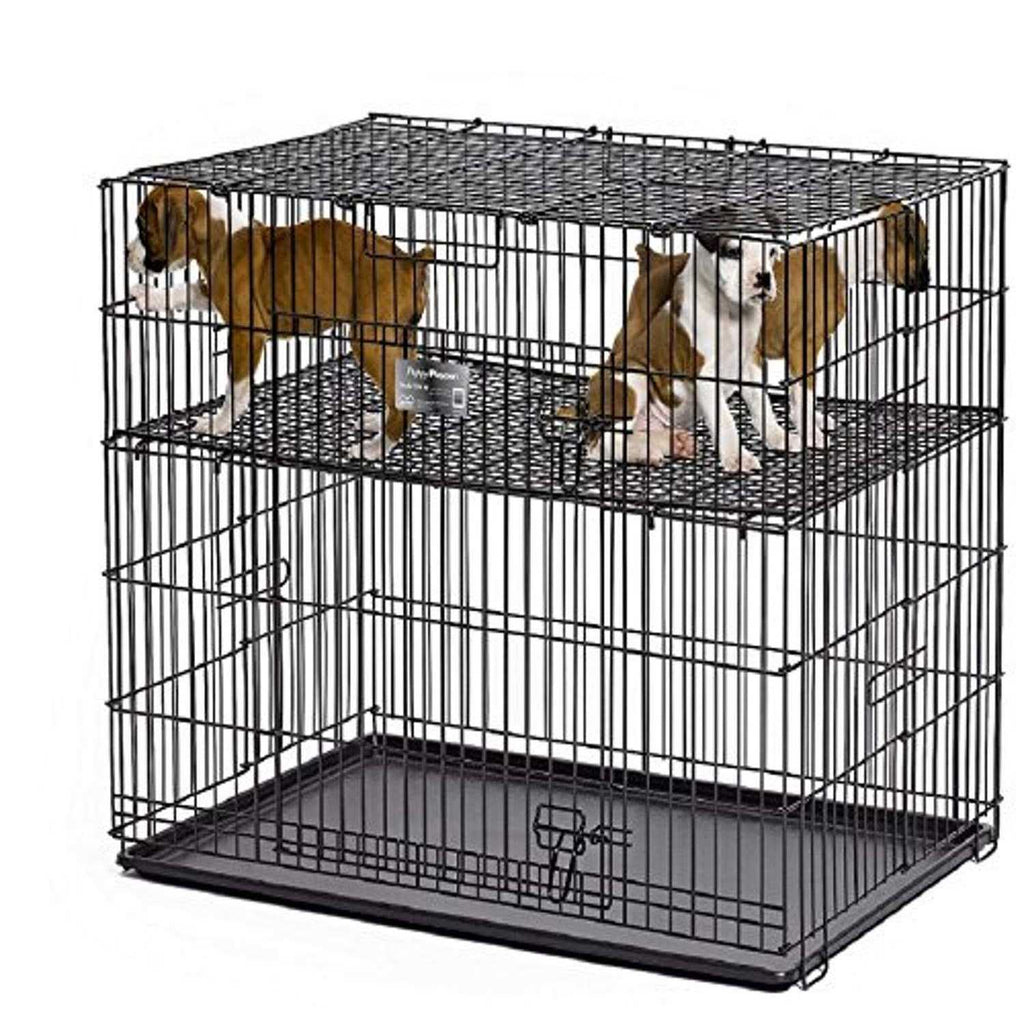 Puppy Playpen with Plastic and Floor Grid F701