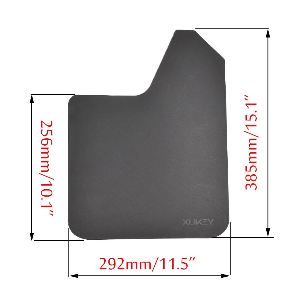 Black PP+TPO Plastic Mud Flaps for Car SUV Truck J153