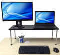 Black Height Adjustable Monitor Stand F78349