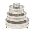 Metal Cake Plate Set of 4 C244