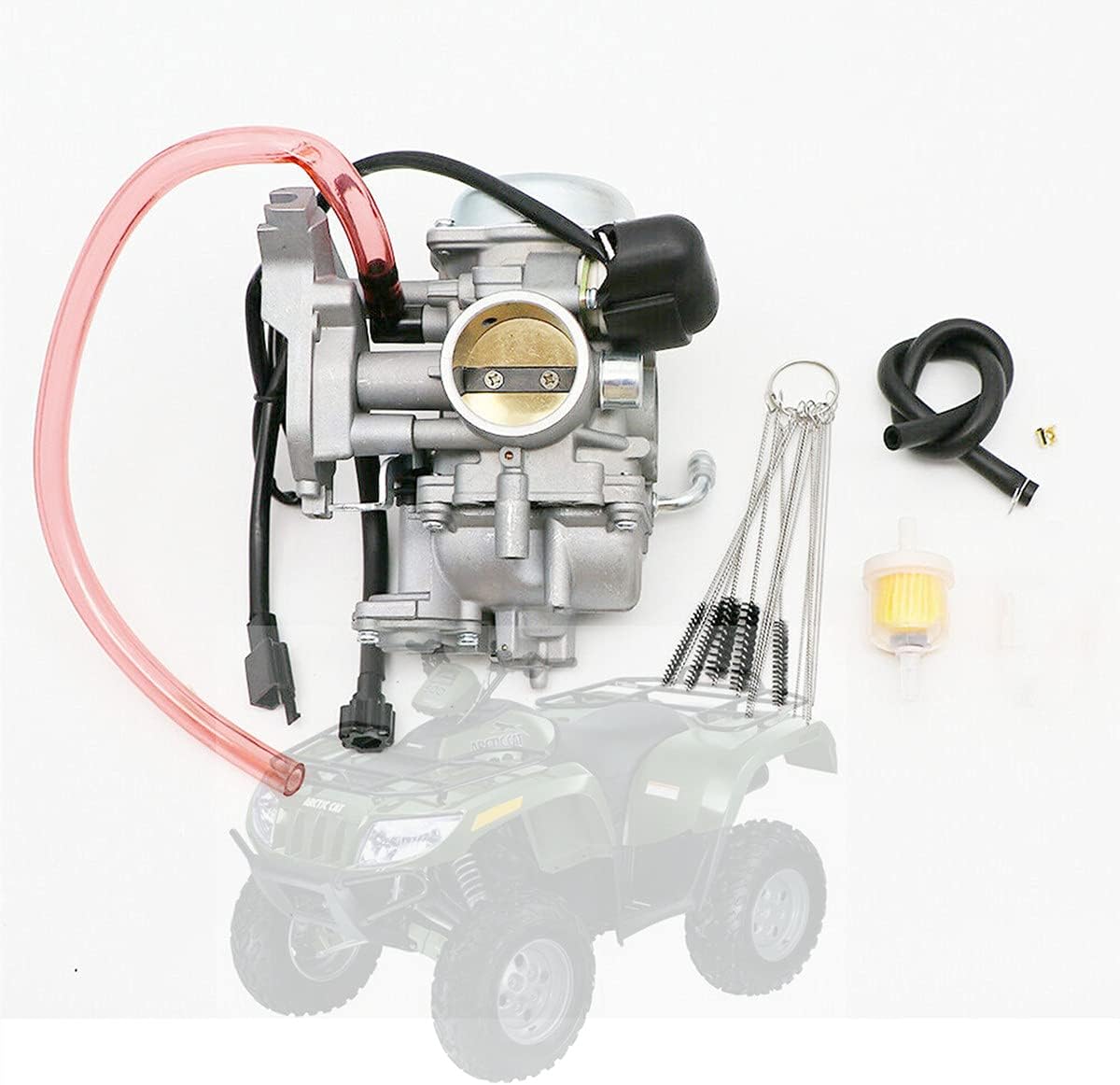 Carburetor Assembly Pack of 2 for Arctic Cat 500 CC ATV 4X4 W6713