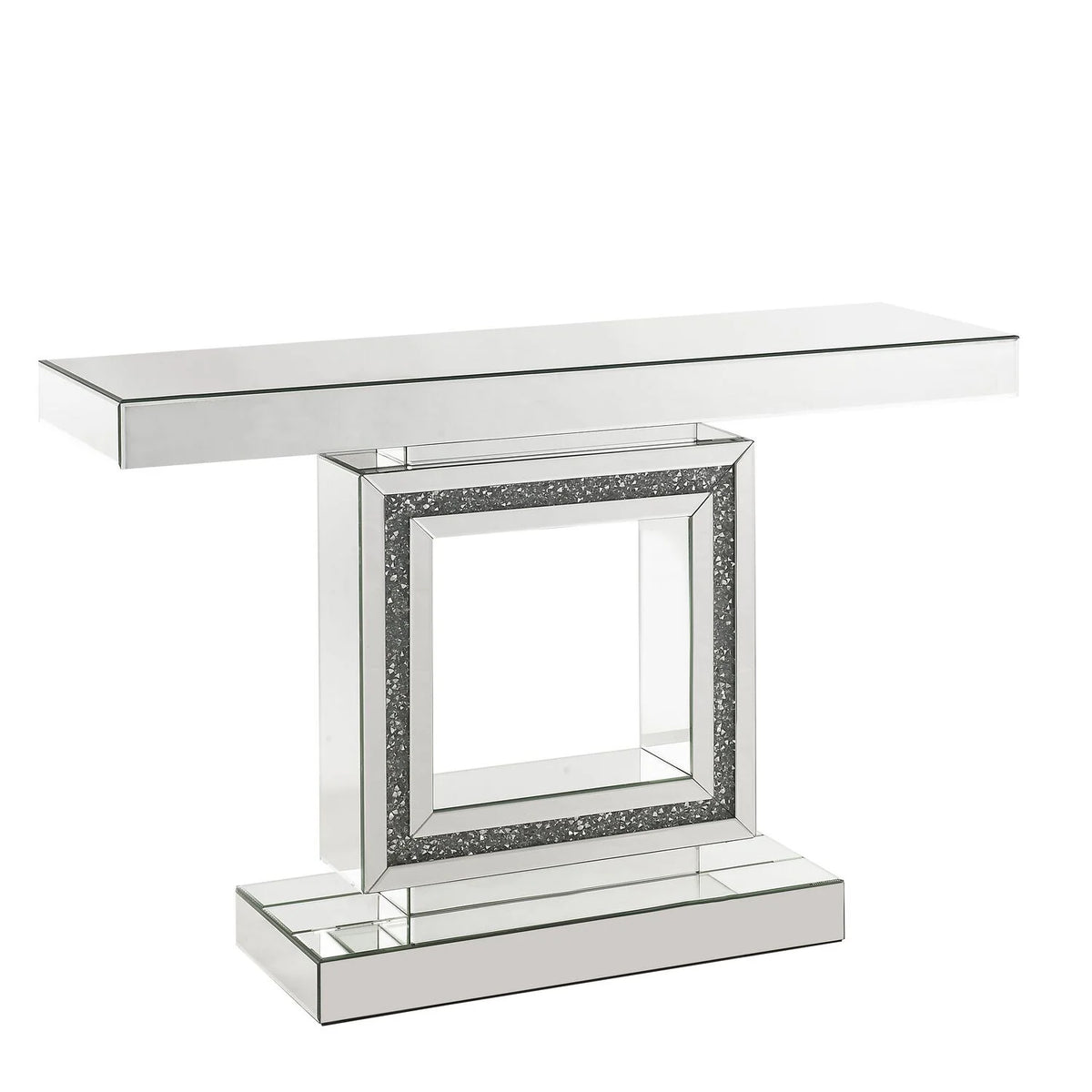 Mirrored Rectangular Console Table L91186