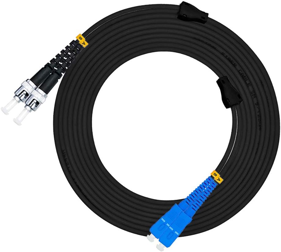 LC to LC Outdoor Armored Duplex 9/125 SM Fiber Optic Cable 300M A48258