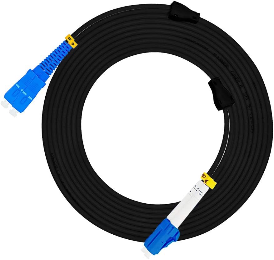 LC to LC Outdoor Armored Duplex 9/125 SM Fiber Optic Cable 300M A48258