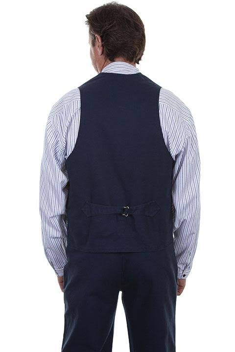 Navy Canvas Vest S42961