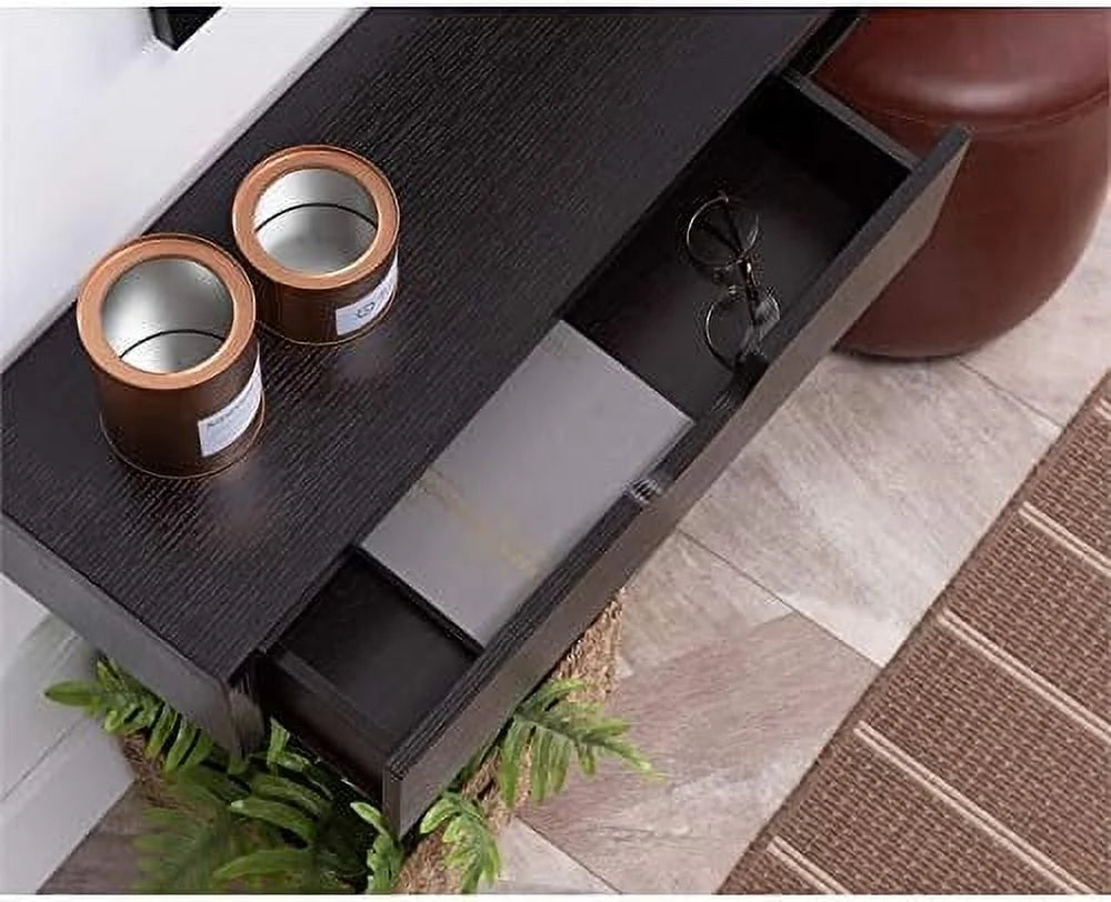 Cappuccino Wood Floating TV Stand P6758