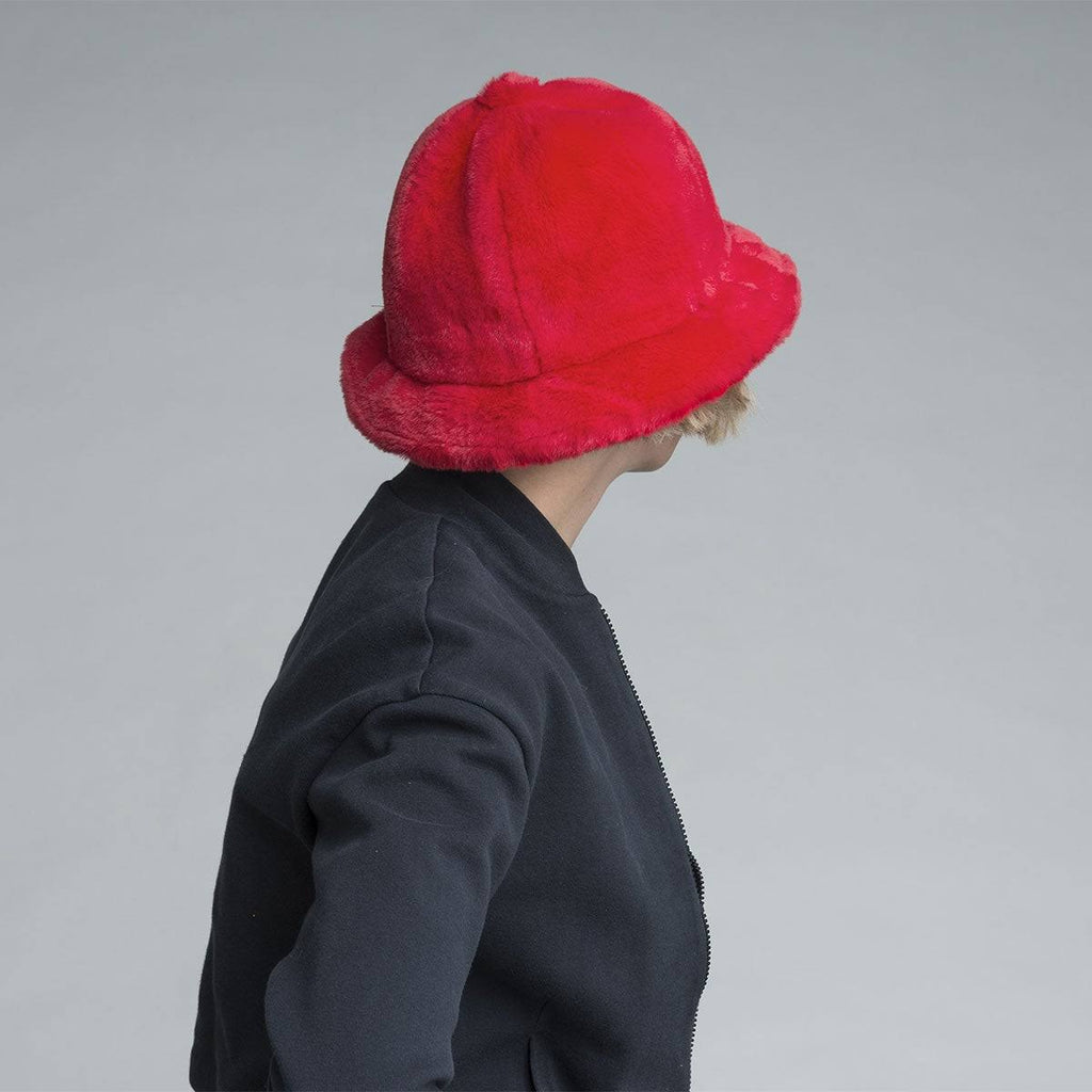 Faux Fur Bucket Hat O7106