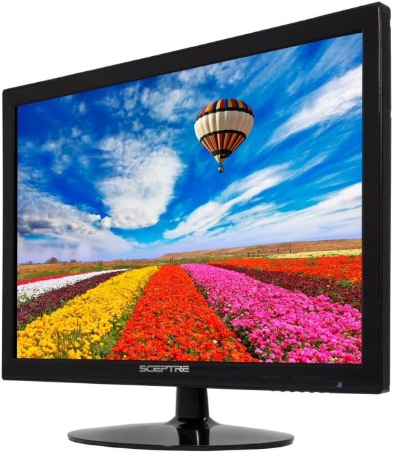 24 Inch 75Hz Slim LED Monitor with Build-in Speakers HDMI VGA Black Y31200