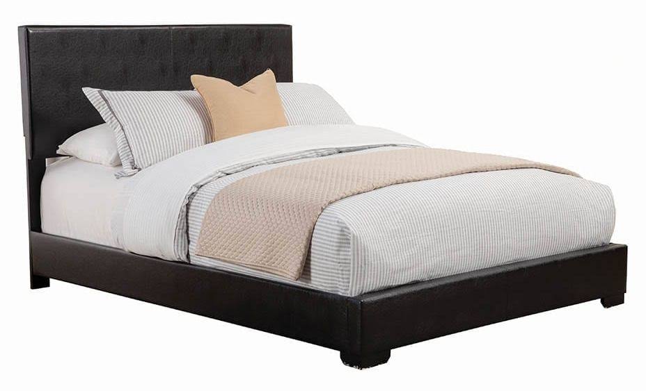 Black Full Upholstered Bed O250054