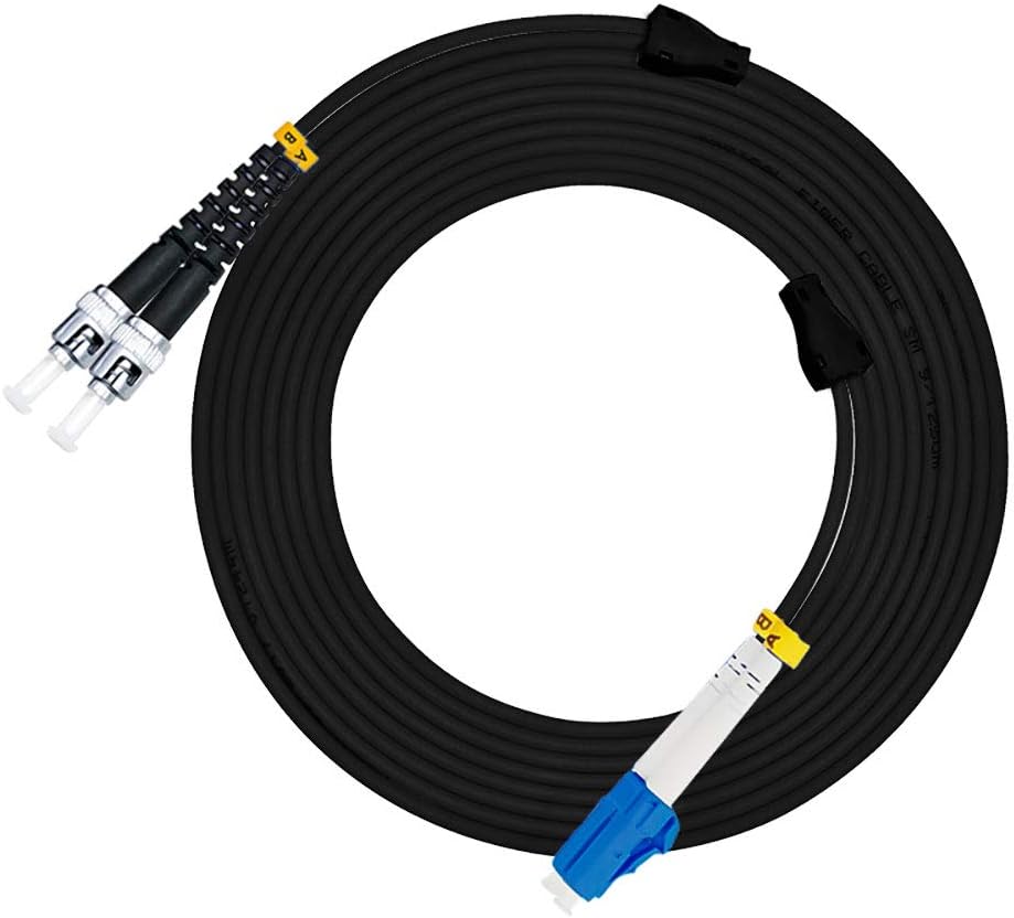 LC to LC Outdoor Armored Duplex 9/125 SM Fiber Optic Cable 300M A48258