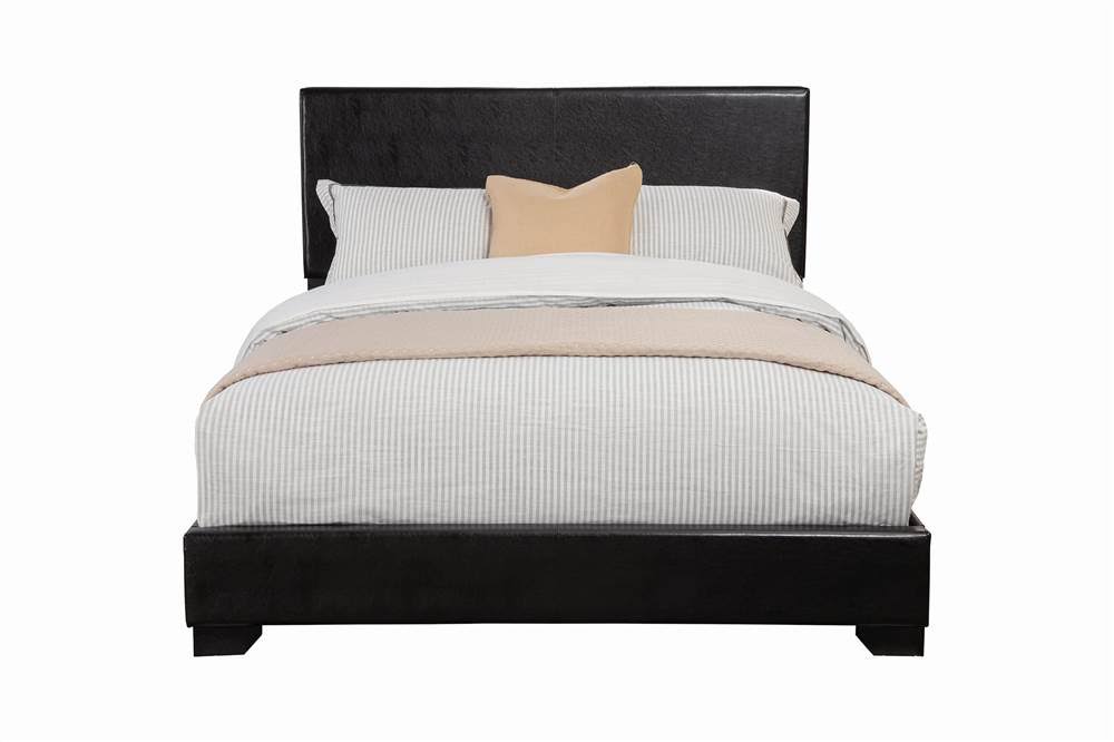 Black Full Upholstered Bed O250054