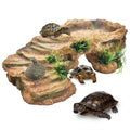 Resin Basking Platform Rectangular Aquarium Turtle Tank Decorations L6462