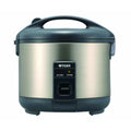5.5-Cup Stainless Steel Gray Rice Cooker and Warmer Y331224