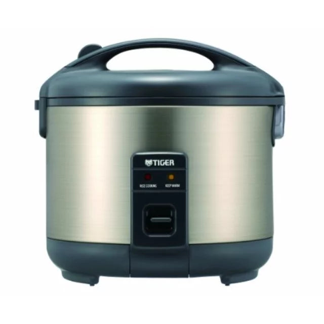 5.5-Cup Stainless Steel Gray Rice Cooker and Warmer Y331224