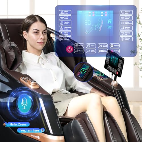 Full Body Zero Gravity SL-Track Shiatsu Massage Chair with Heat V906383