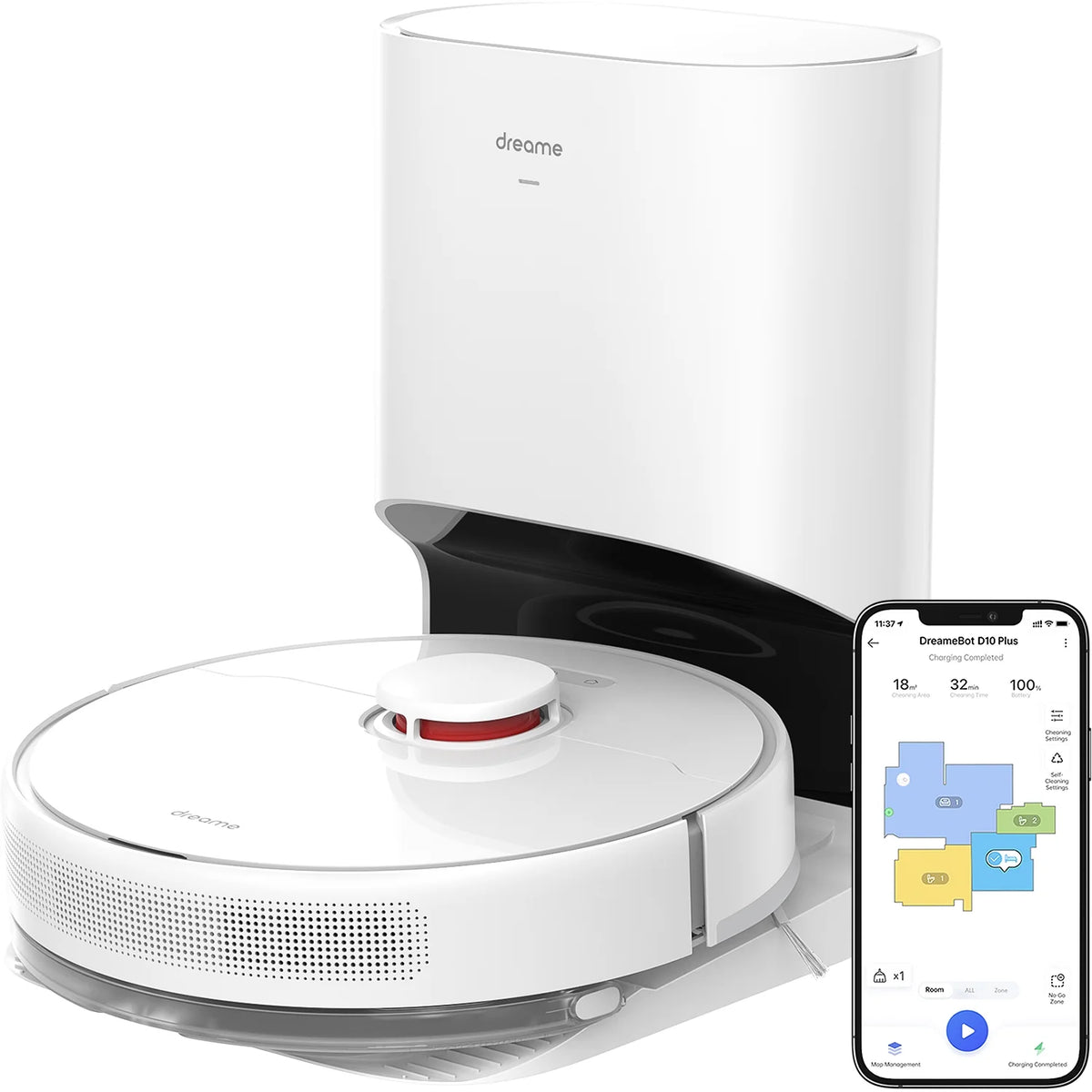 Robot Vacuum and Mop with Self-Emptying Base P865785