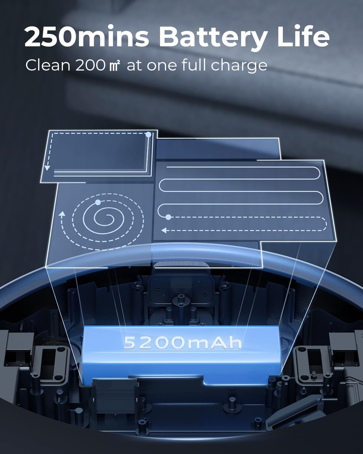 3 in 1 Robot Vacuum and Mop Combo with Self Emptying Station R413