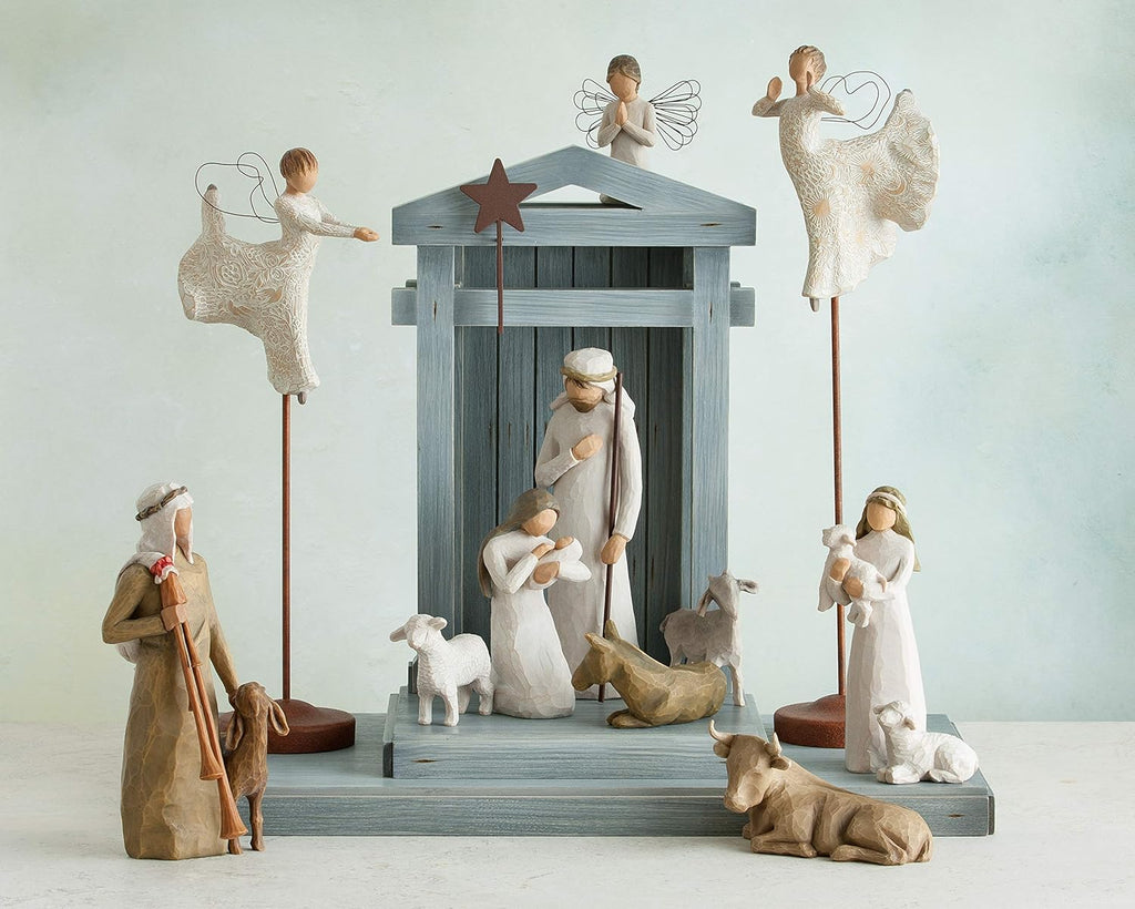 Hand-painted nativity backdrop C9238