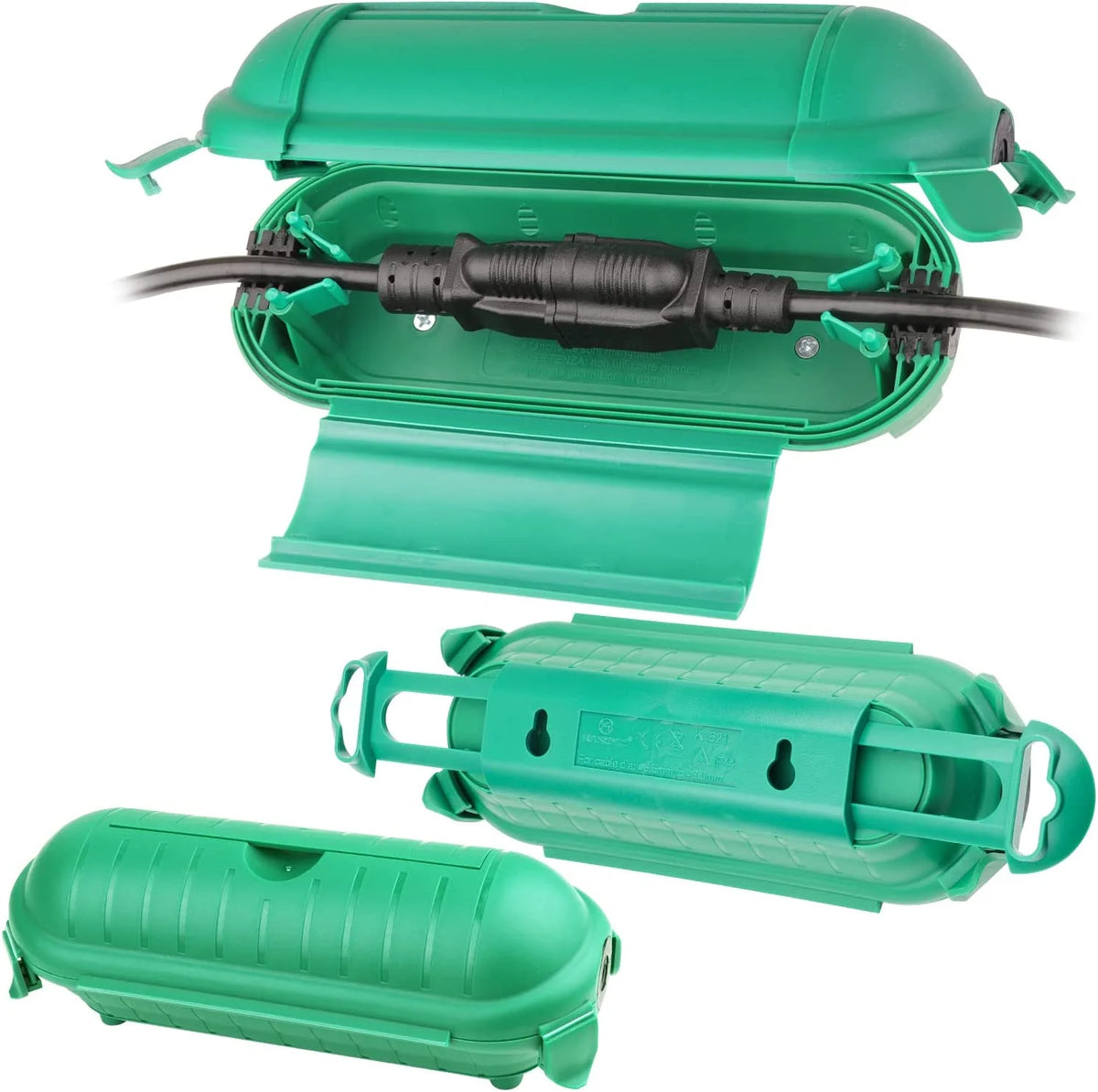 3 Pack Green Weatherproof Electrical Connection Box X85464