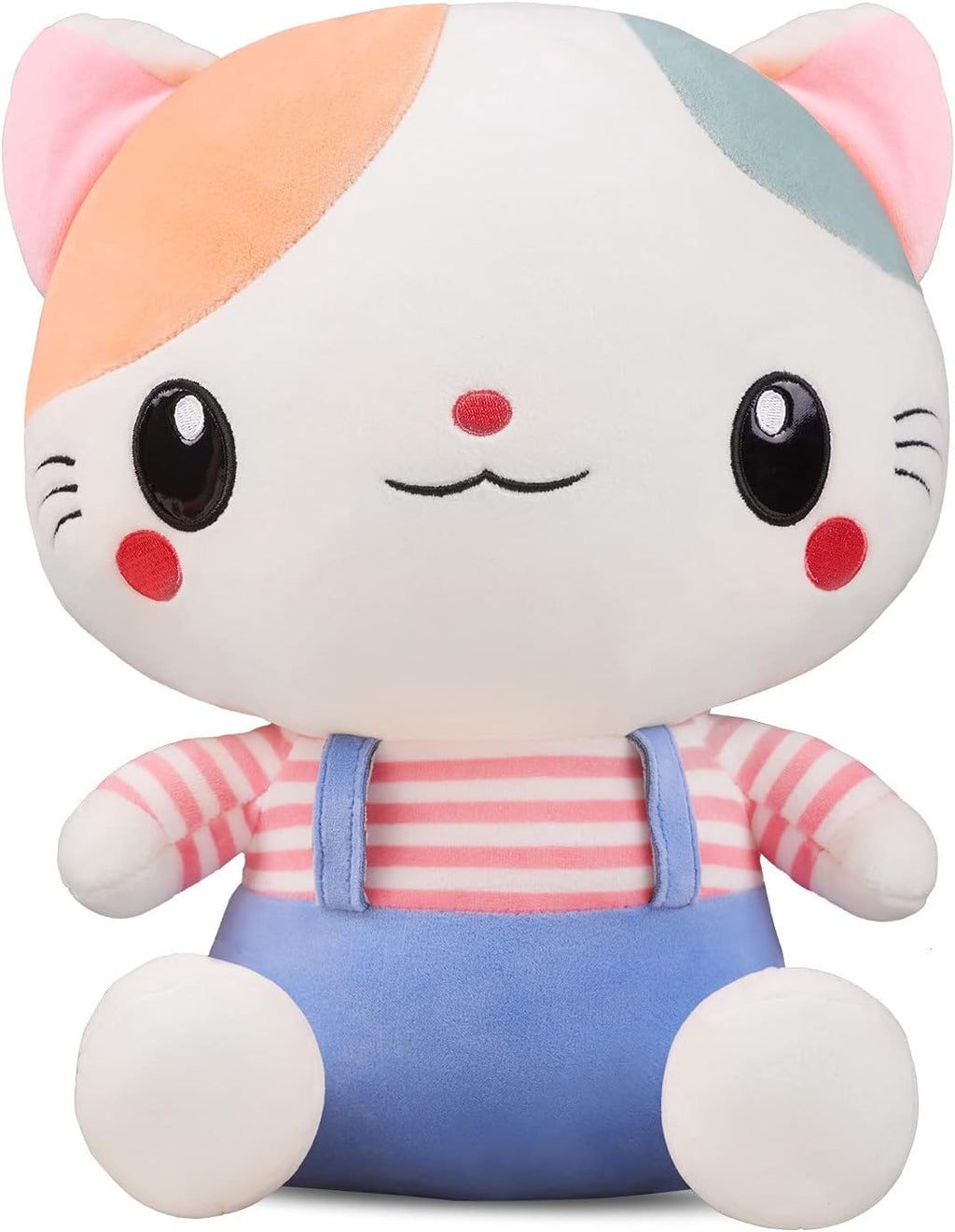 White Plush Cat Stuffed Animal Toy Set T24801