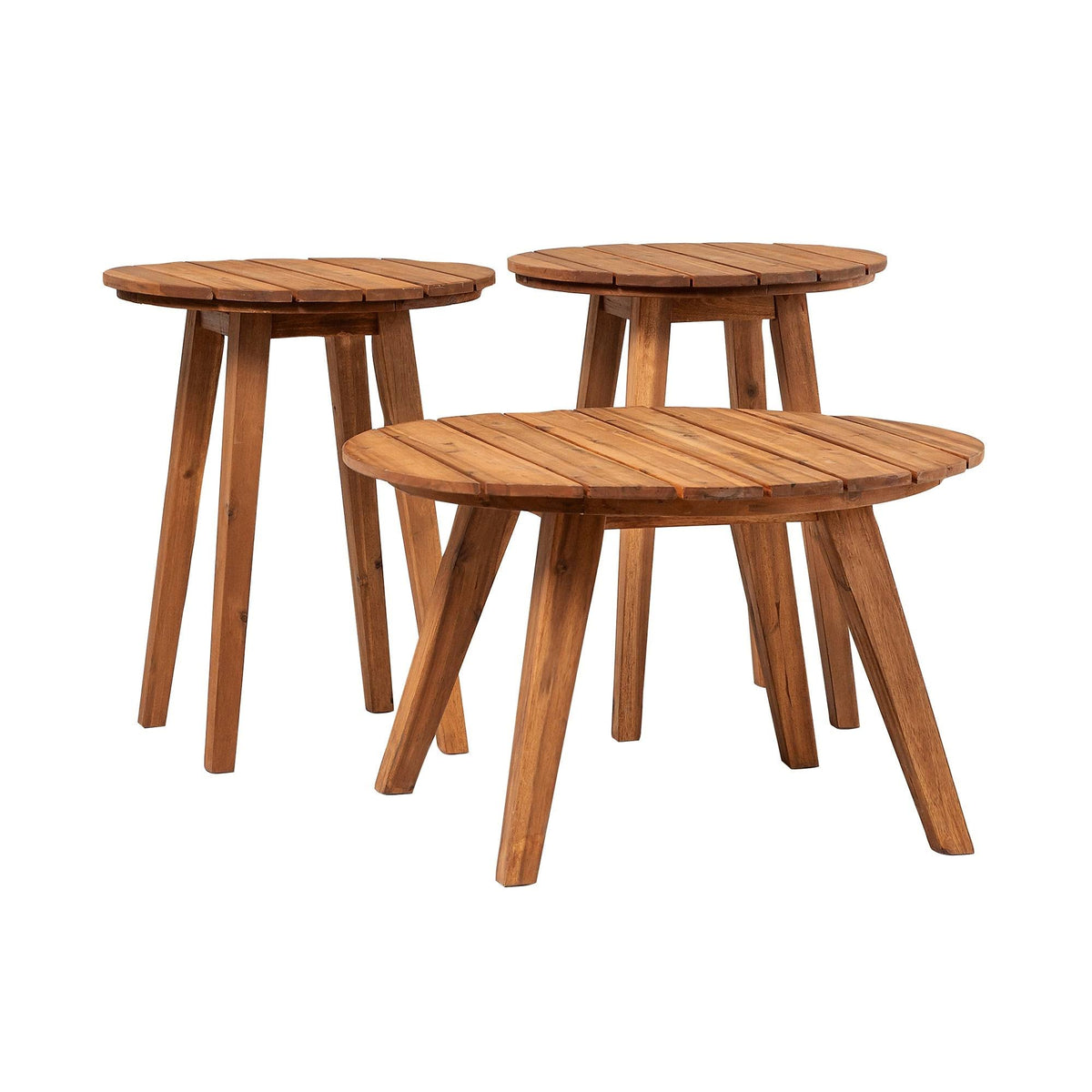 3-Piece Round Patio Table Set I314