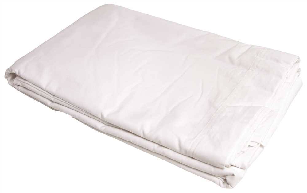 White Full Flat Bed Sheets T19341